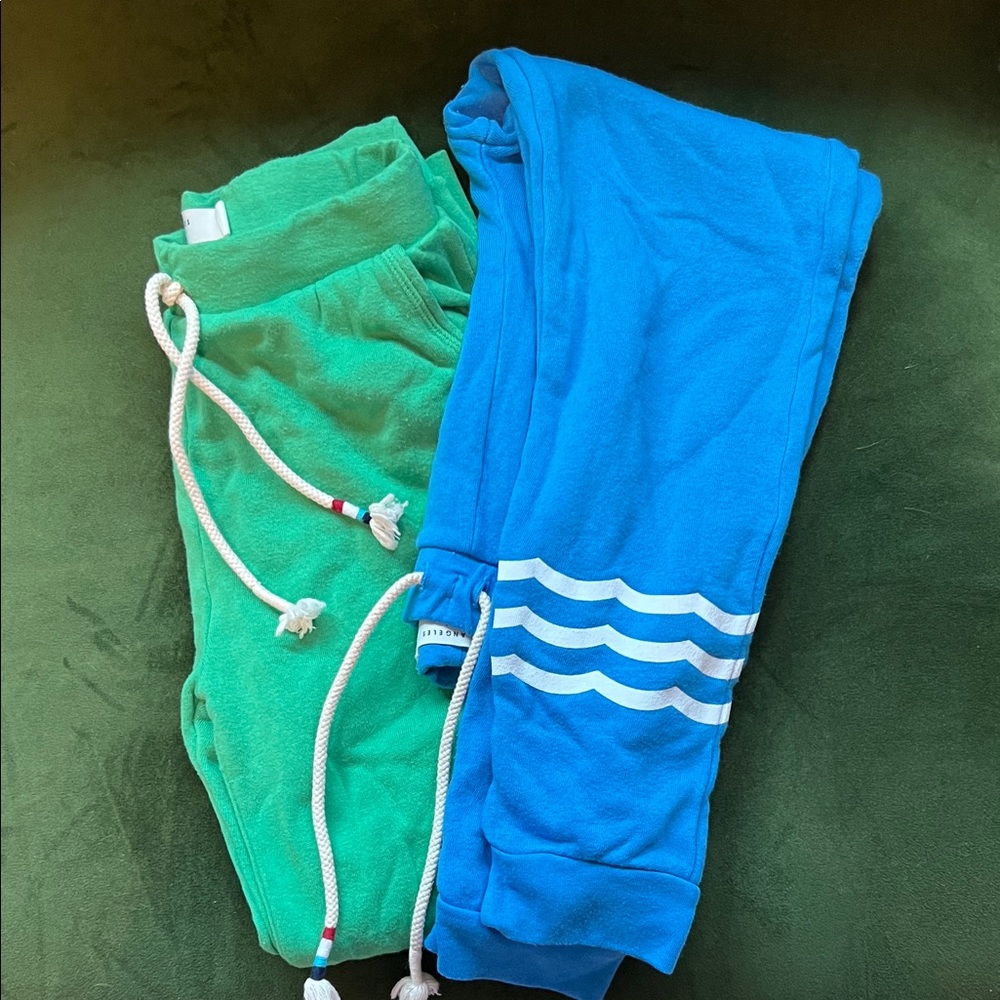 Sol Angeles Kids Green and Blue Joggers